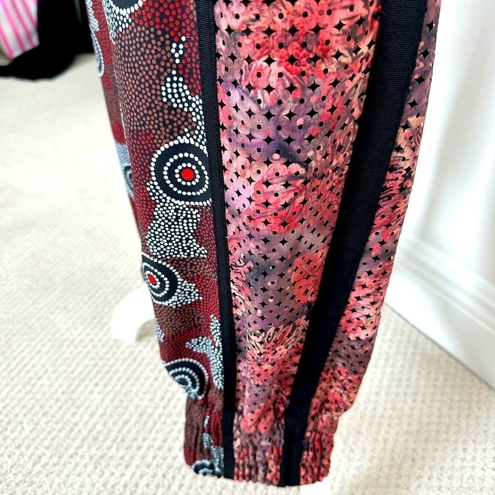 SALE Byron Lars Beauty Mark,  Three Piece Outfit, Black, brown, red, white Print - Picture 11 of 16